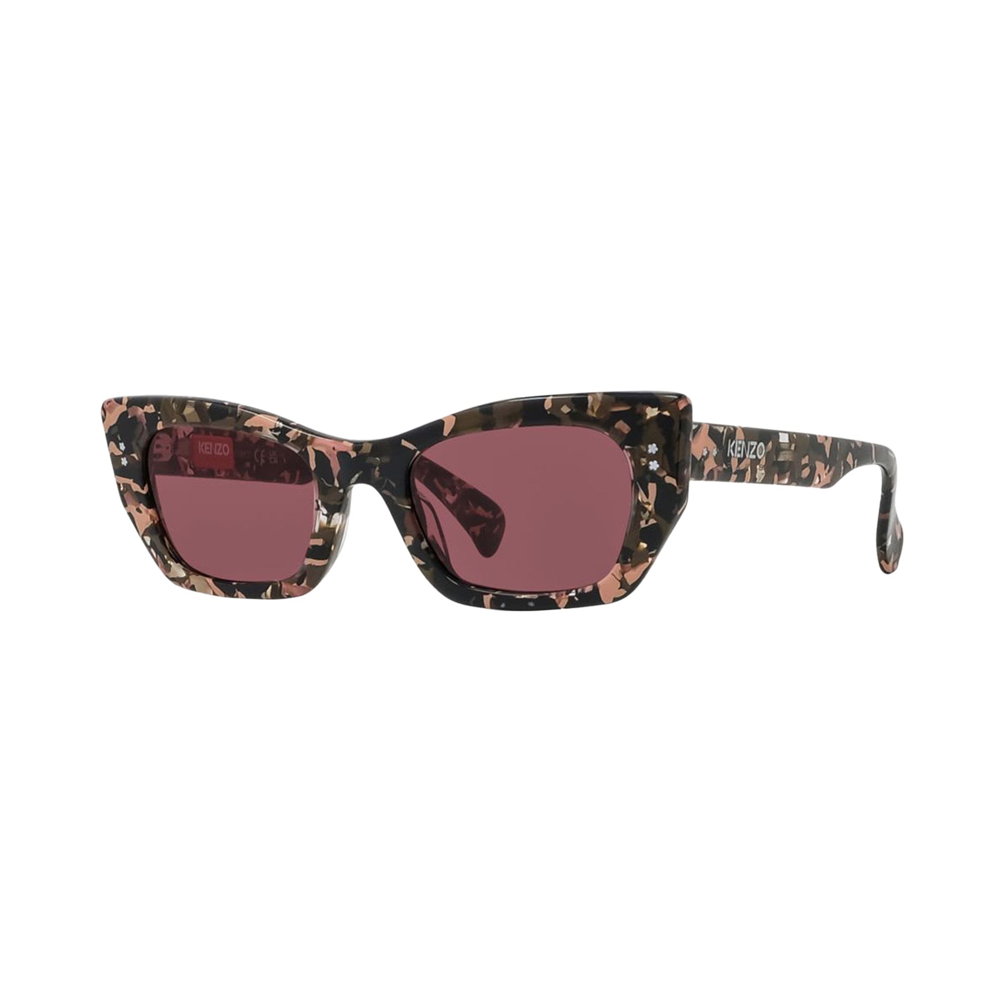 Pre-owned Kenzo Cat Eye Sunglasses 'havana/bordeaux' | Brown | Men's Size Onesize
